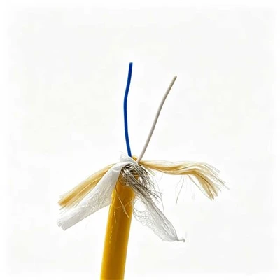 ROV Floating Cable 2 * 0.2mm² Ob Chav Txheej TPU Sheath LCP Reinforced High Tensile Rau Submersible Robot Ocean Survey